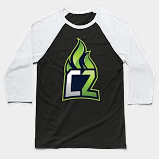 CarbonZilla Logo CZ Main Baseball T-Shirt